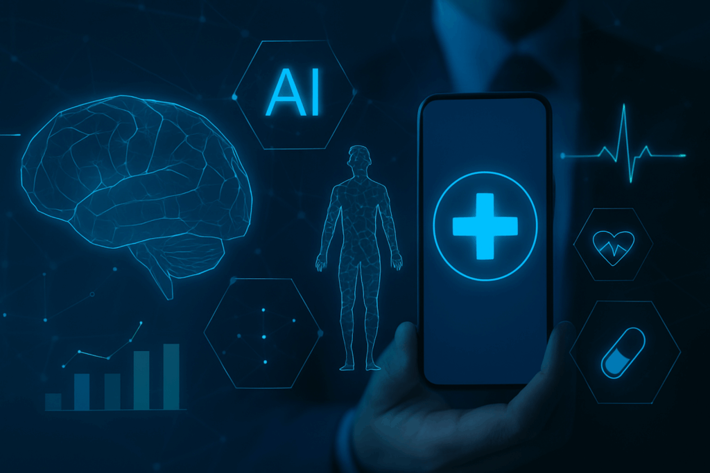 Digitale Gesundheitsanwendung mit KI-Technologie